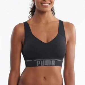 NWOT Puma Convertible Sports Bra 2 pk | Black Grey
